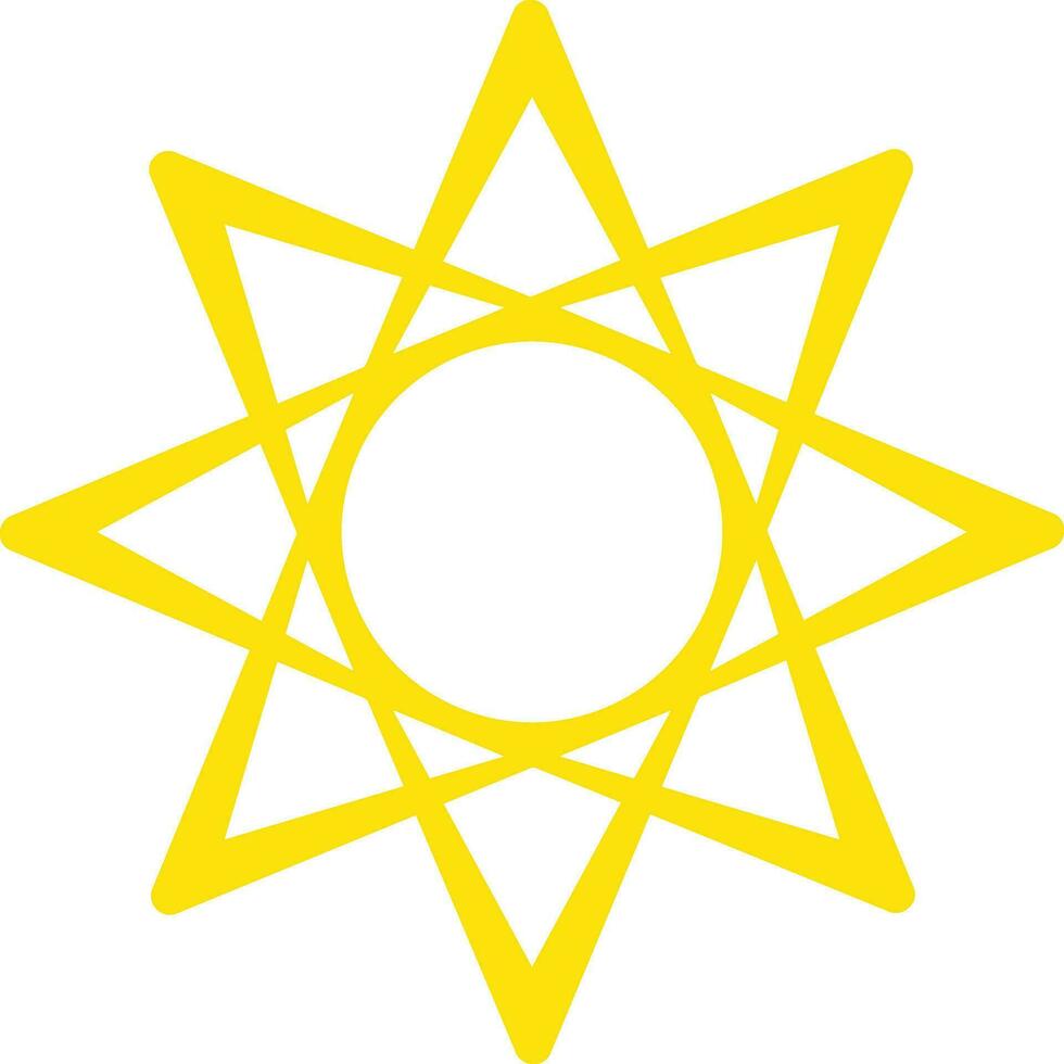 Sonne Konzept kreisförmig Rahmen Vektor Illustration