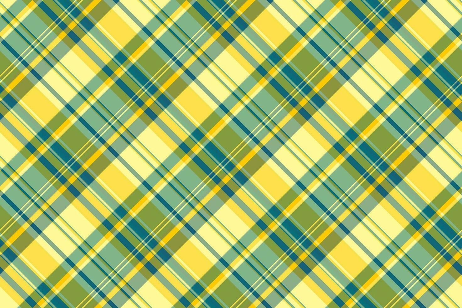 Bühne Textur Tartan nahtlos, Pelz Muster Stoff überprüfen. Kleidung Hintergrund Textil- Plaid Vektor im Pastell- und Gelb Farben.