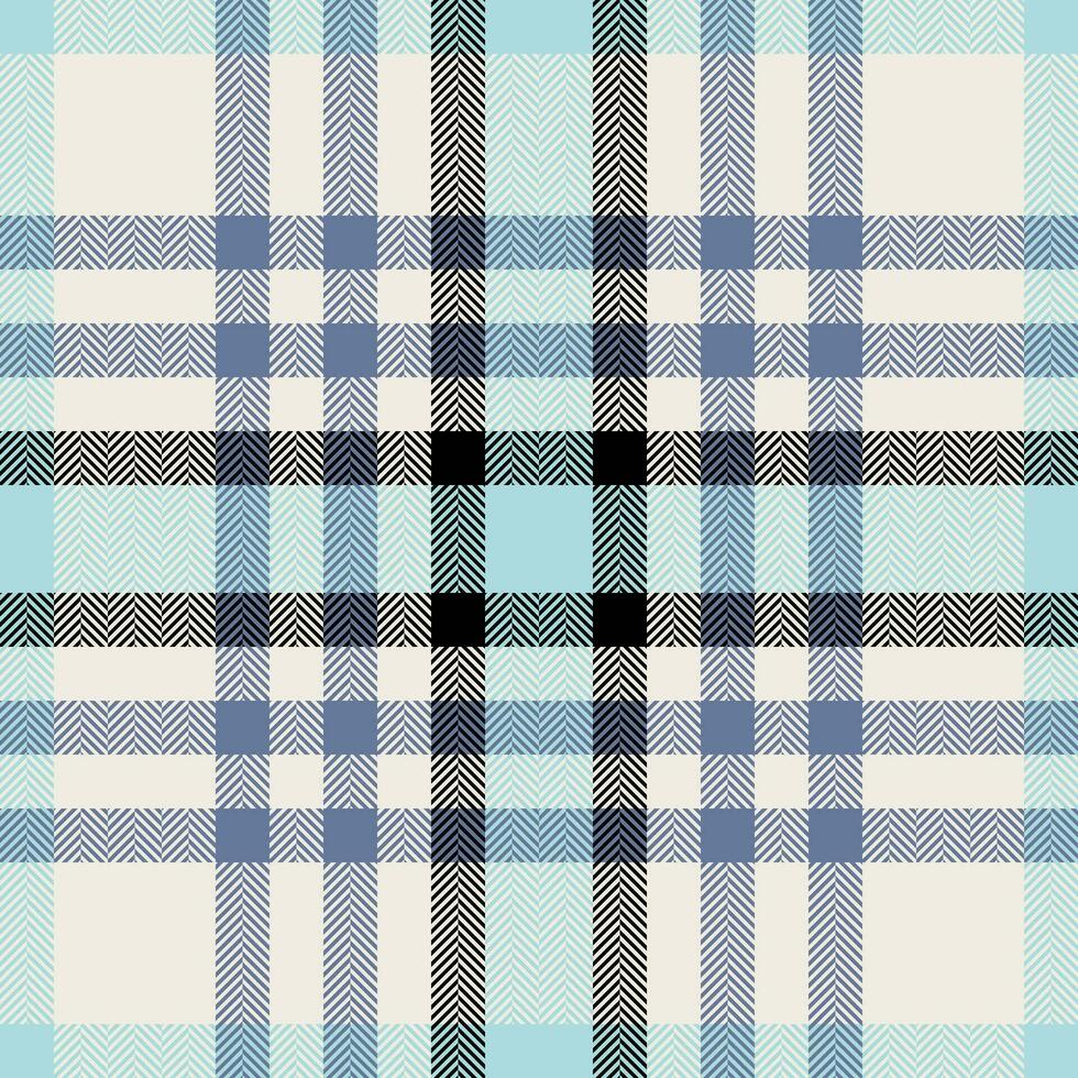 Stoff Textil- Muster von Vektor Plaid Textur mit ein Tartan nahtlos Hintergrund überprüfen.