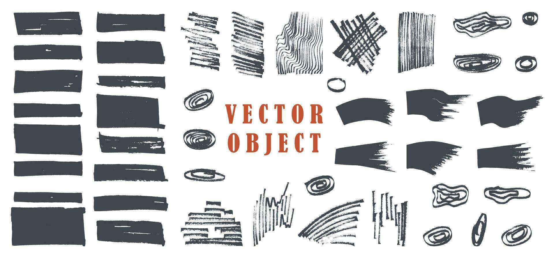 handgjort Produkter. helt och hållet vektor och annorlunda. detta element den där kan vara Begagnade till skapa några design. vektor borsta typ objekt.