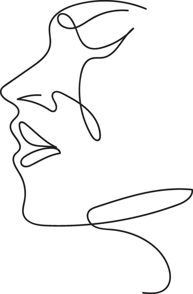 kvinna linje konst, blomma huvud feminin illustration, kvinna ansikte med blommor linje, minimalistisk logotyp, linje teckning, natur organisk kosmetika smink, vektor