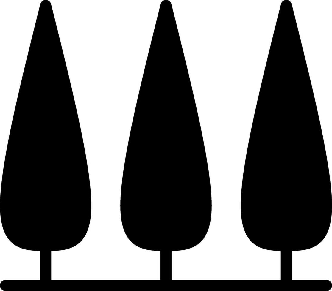 Wald Symbol Zeichen vektor