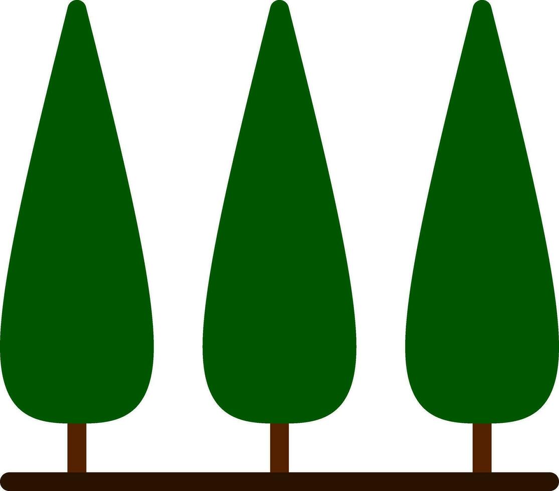 Wald Symbol Zeichen vektor