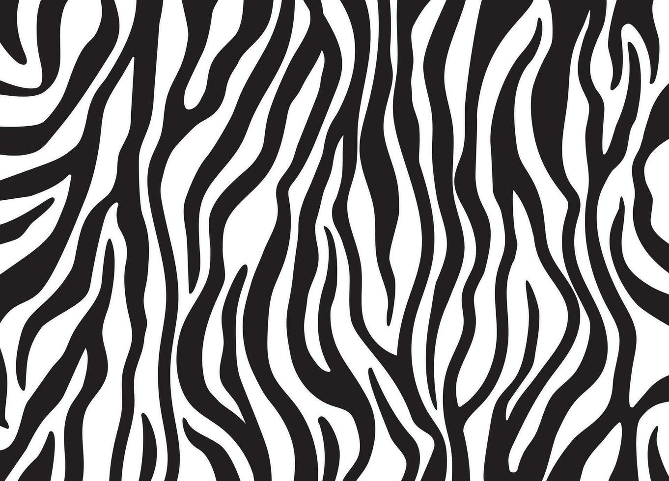 Zebra drucken Vektor Muster Hintergrund