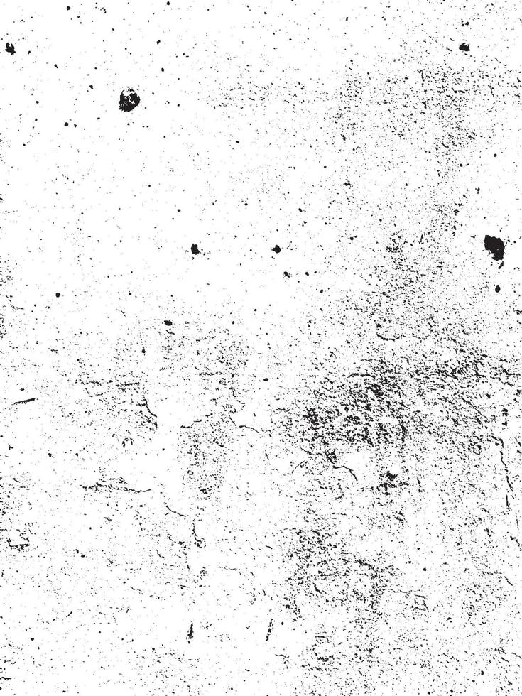 Zement Textur. Beton-Overlay-Schwarz-Weiß-Textur. vektor