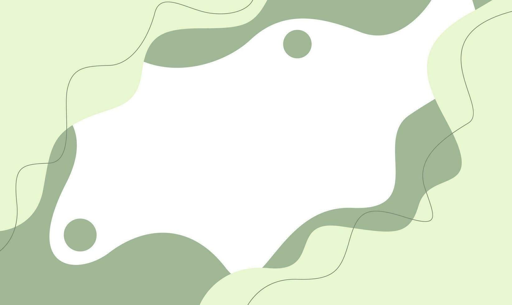 abstrakt bakgrund med grön vågig organisk former, pastell vektor bakgrund. lämplig för täcker, affischer, kort, mallar, banderoller, och andra