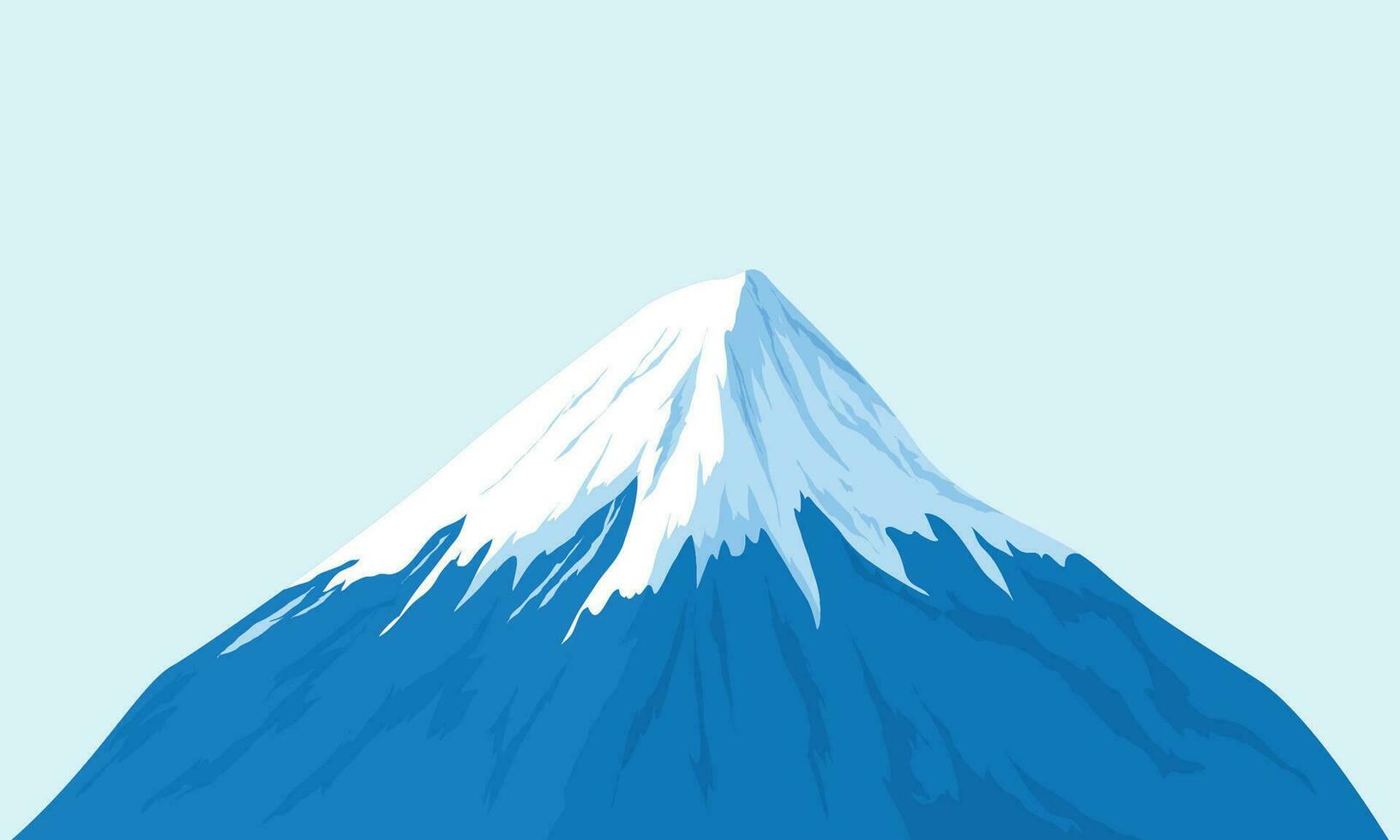 Vektor Fujisan ikonisch Symbol von Japan Vektor Grafik