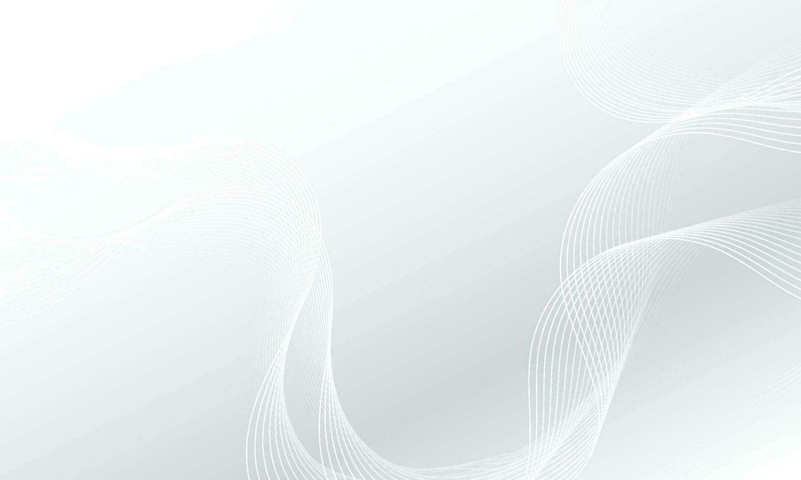Vektor Weiß Hintergrund mit glatt Linien