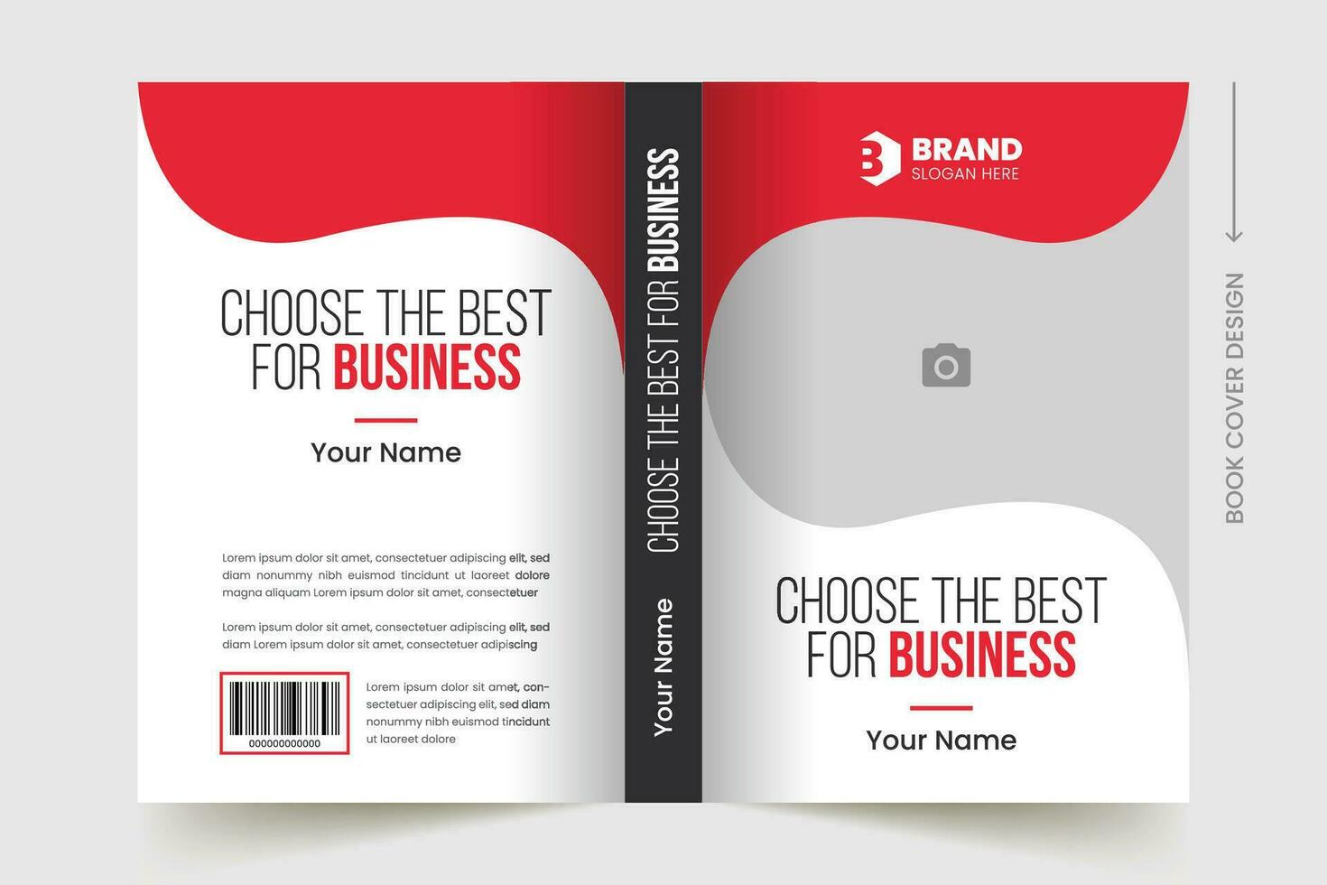 företags- företag bok omslag design. professionell design för företags- företag vektor
