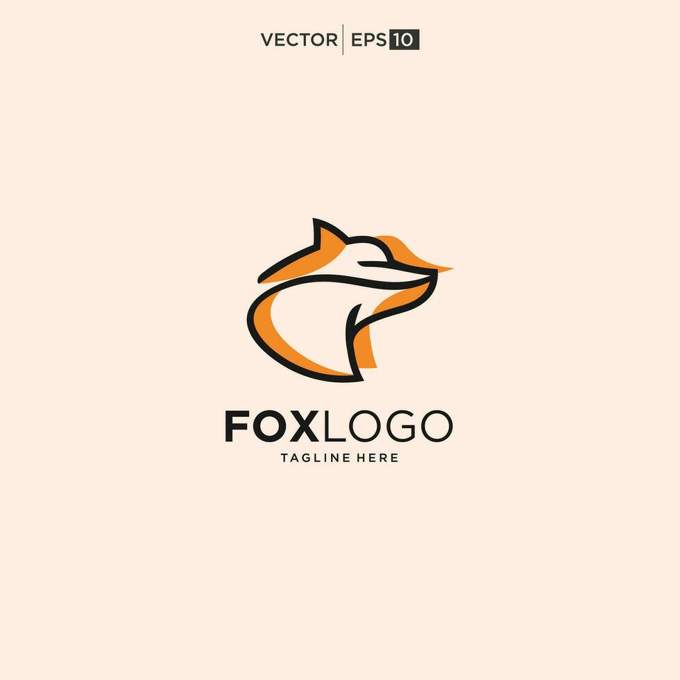 Fuchs kreativ Logo Vektor. Fuchs Symbol Vektor Illustration