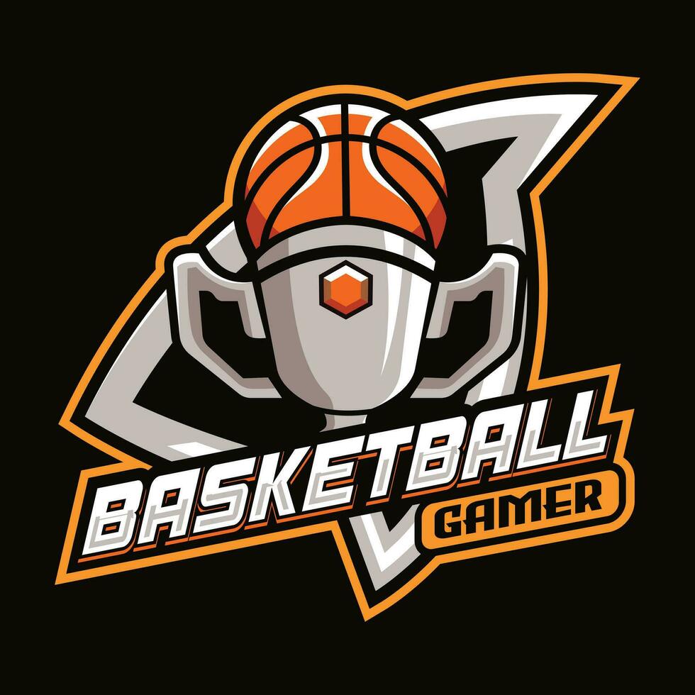 Basketball Vektor Maskottchen Logo