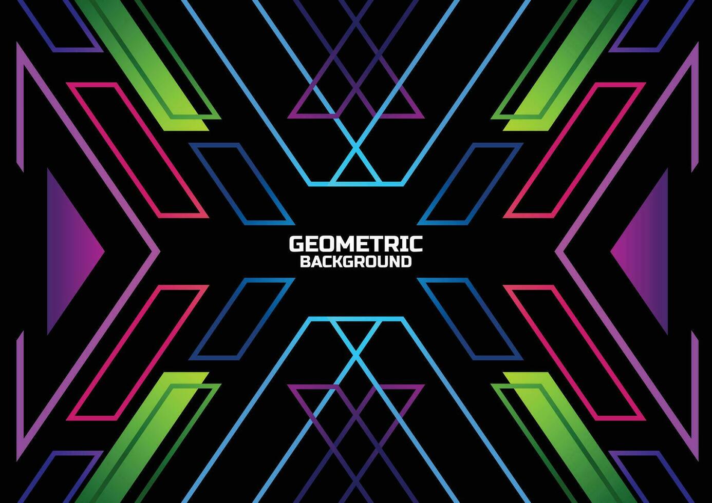 futuristisch Spielen geometrisch Hintergrund Banner vektor