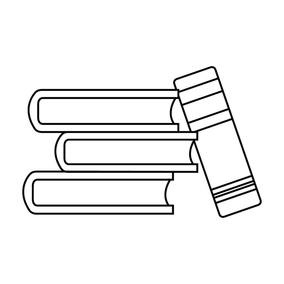 böcker ikon vektor. bibliotek illustration tecken. arkiv symbol. läroböcker logotyp. vektor