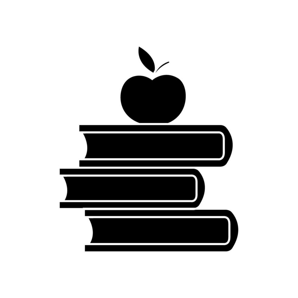 Bücher Symbol Vektor. Bibliothek Illustration unterzeichnen. Archiv Symbol. Lehrbücher Logo. vektor