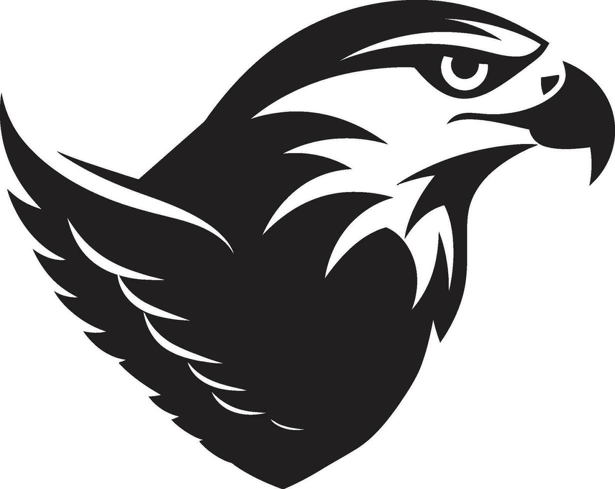 in der Luft Majestät schwarz Vektor Adler räuberisch Anmut Adler ikonisch Kennzeichen