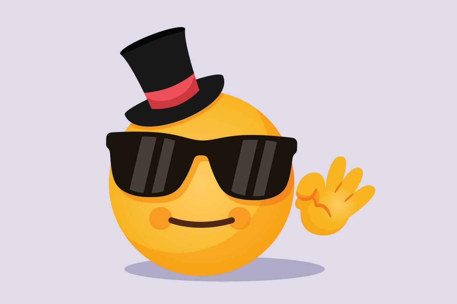 Gesichts- Ausdrücke Konzept. Emoji Charakter. farbig eben Vektor Illustration isoliert.