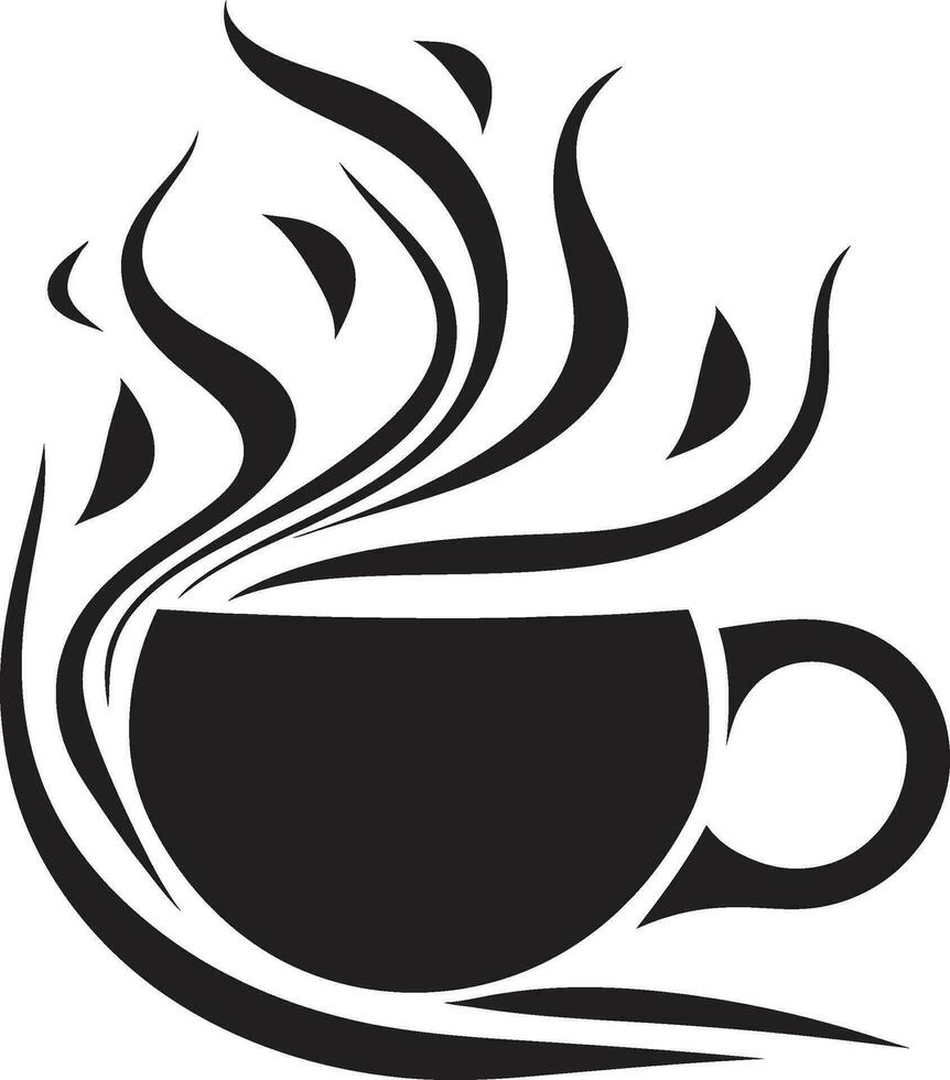espressomästare elegant vektoriserad kaffe kopp design bryggmärke elegant kaffe kopp symbol vektor