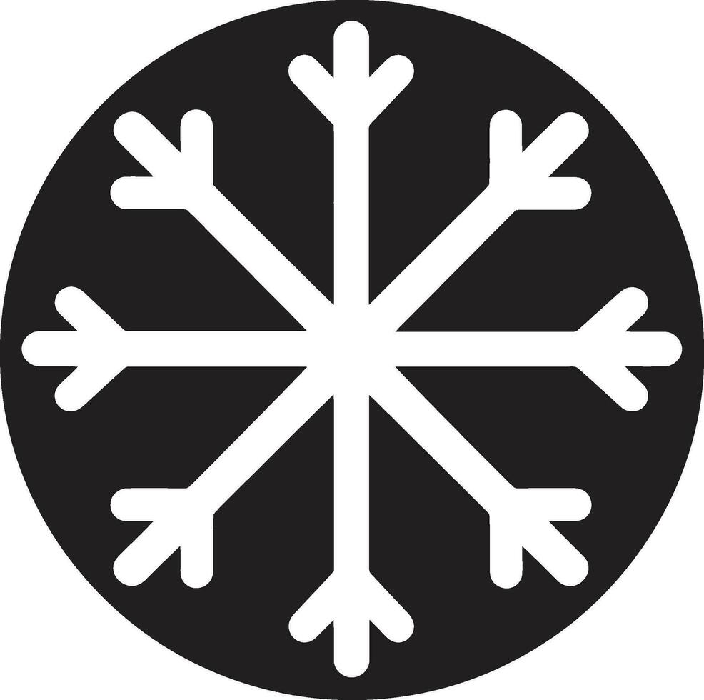 Fröste Majestät ikonisch Logo Design gefroren Finesse Logo Vektor Symbol