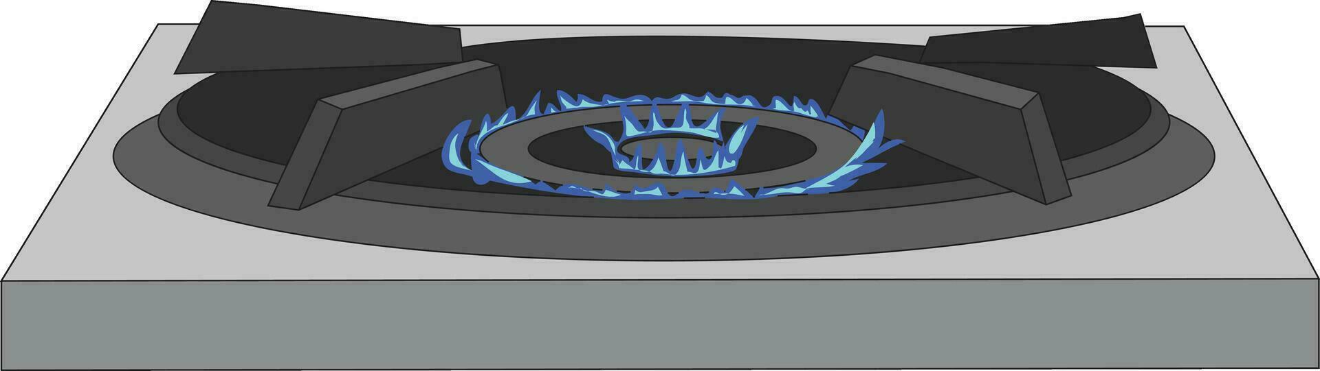 gas brännare vektor illustration