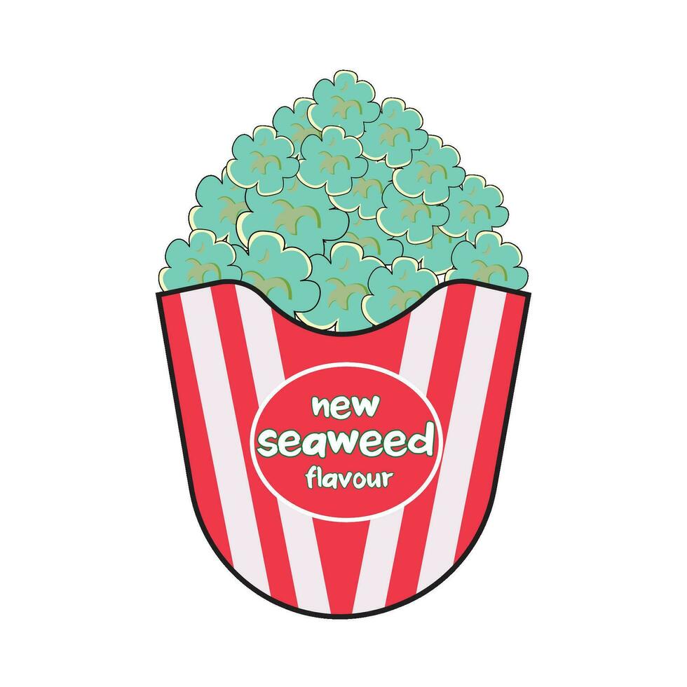 Popcorn Grün Illustration vektor