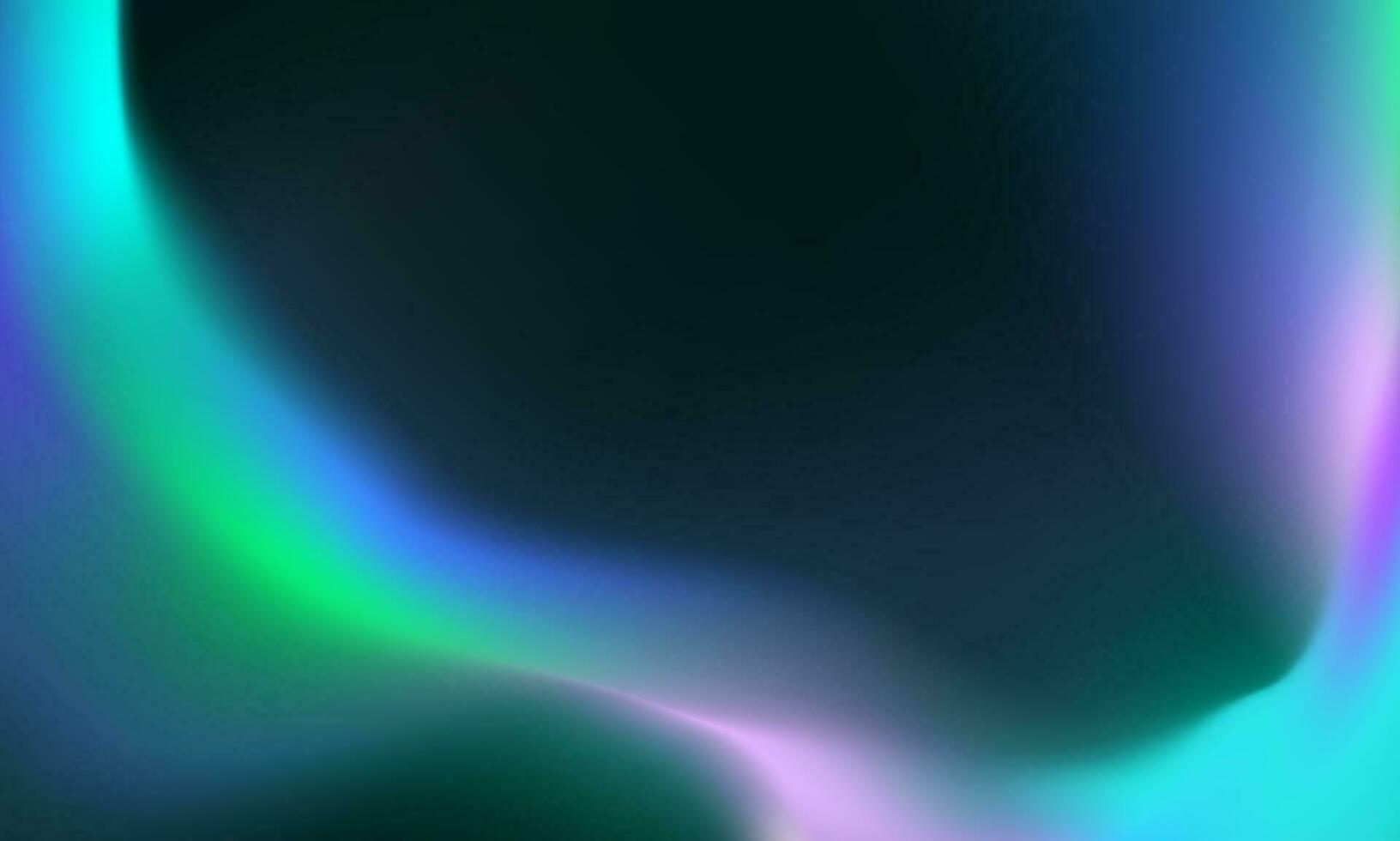 Gradient abstrakt Hintergründe von Nord Beleuchtung. Aurora Borealis Himmel. Sanft zärtlich lila, Grün, Rosa und Blau Farbverläufe zum Anwendung, Netz Design, Webseiten, Banner, Gruß Karten. Vektor Design.