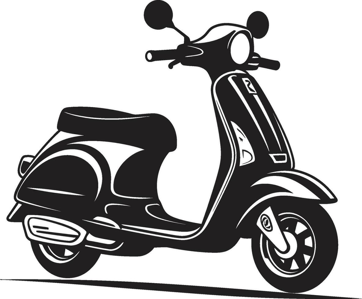 Roller Metropolitan- Anmut ikonisch Emblem Design Stadtbild scoot Charisma Logo Symbol Vektor