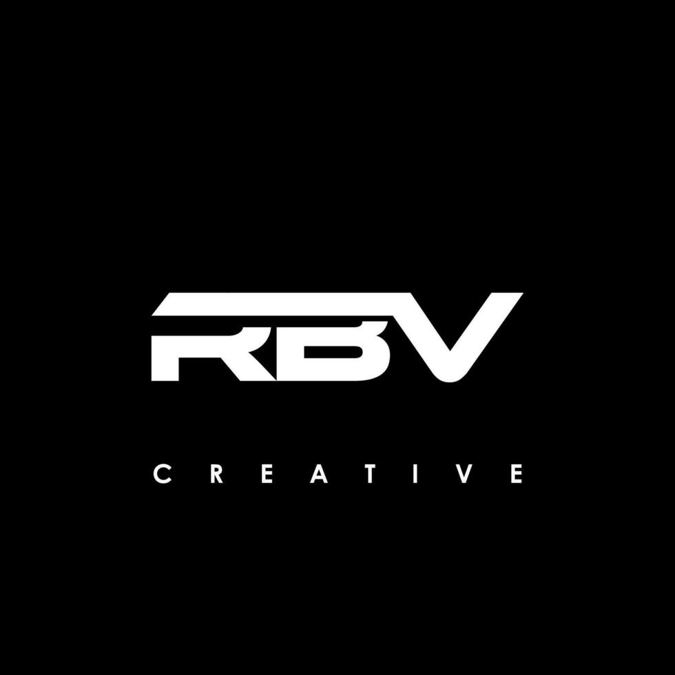 rbv Brief Initiale Logo Design Vorlage Vektor Illustration