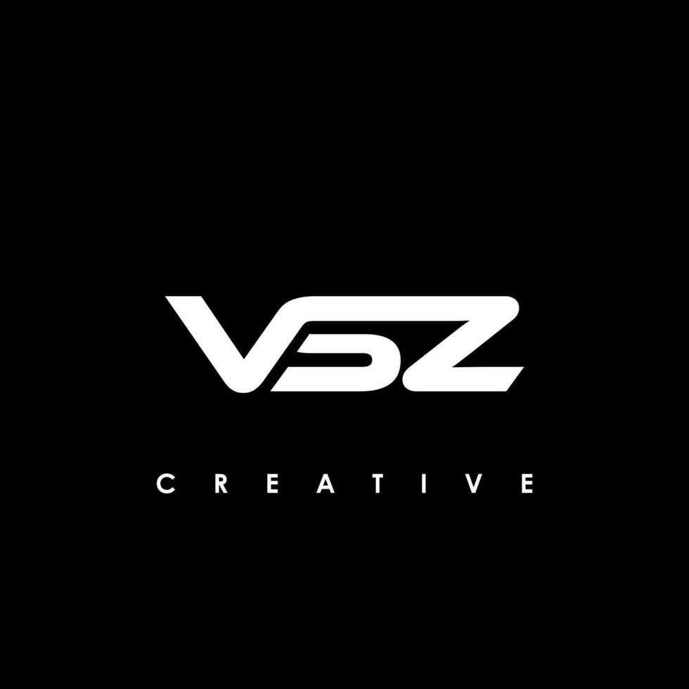 vsz Brief Initiale Logo Design Vorlage Vektor Illustration