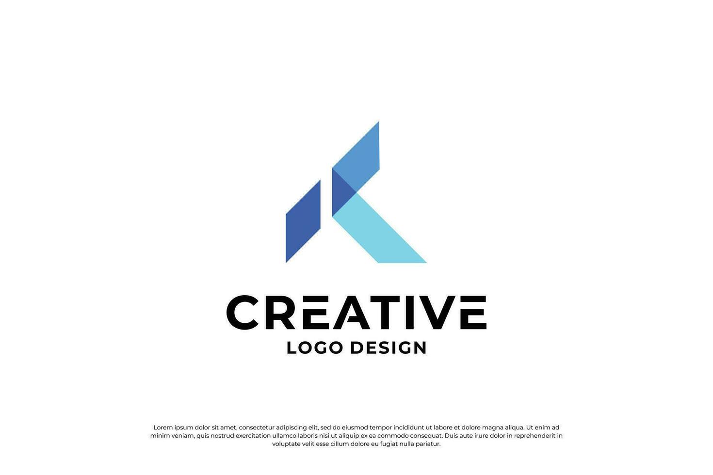 Brief k Logo Design. kreativ Initiale Brief k Logo. Brief k Symbol, Brief k Geschäft. vektor