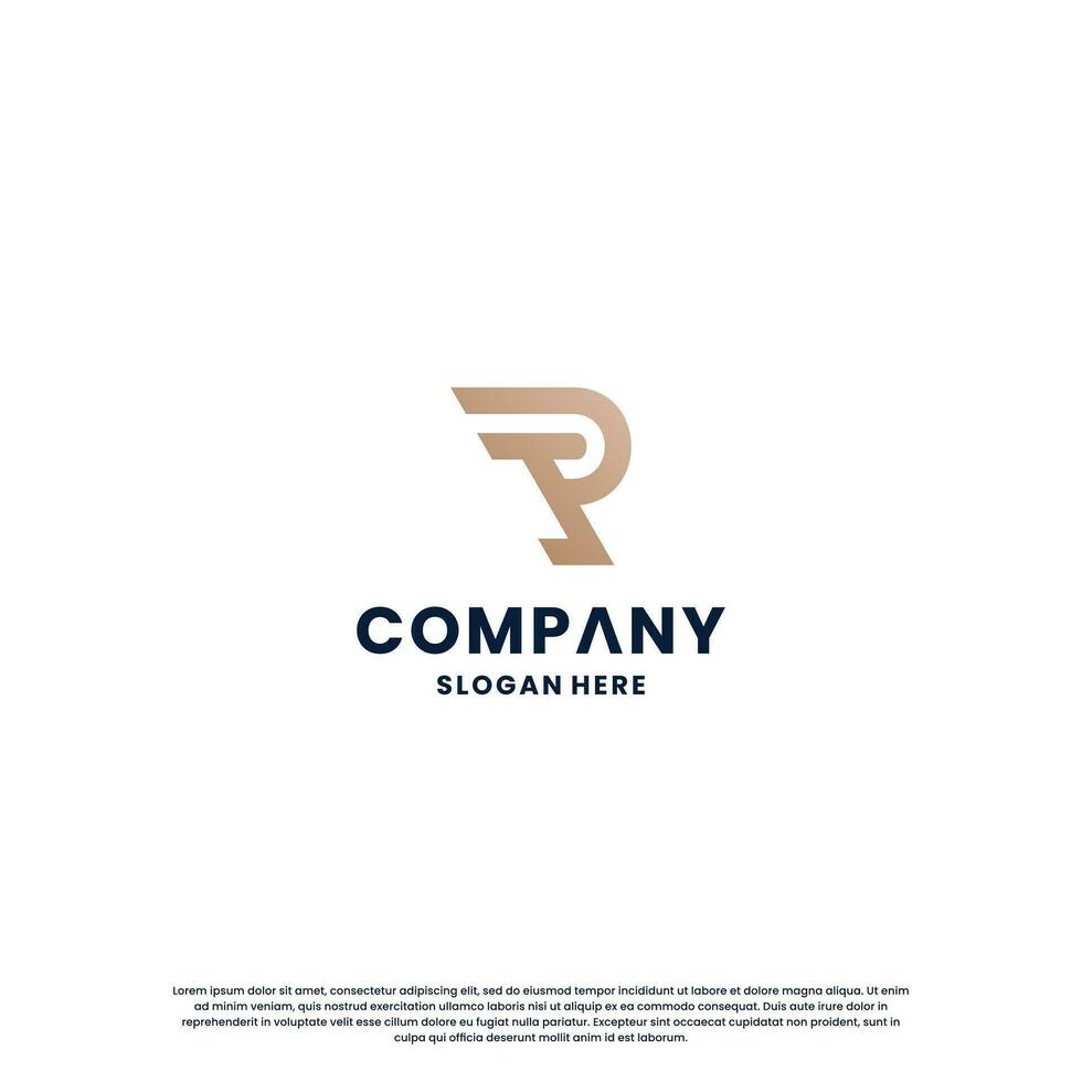 kreativ brev r logotyp design monogram för din företag vektor