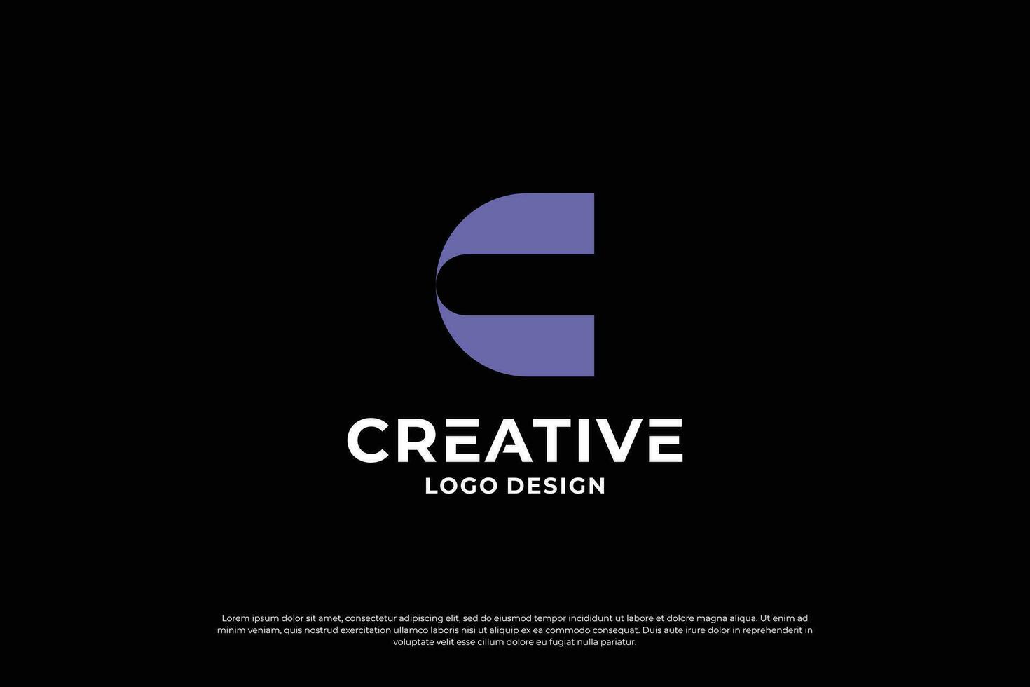 brev c logotyp design mall. kreativ första brev c logotyp design symbol. vektor