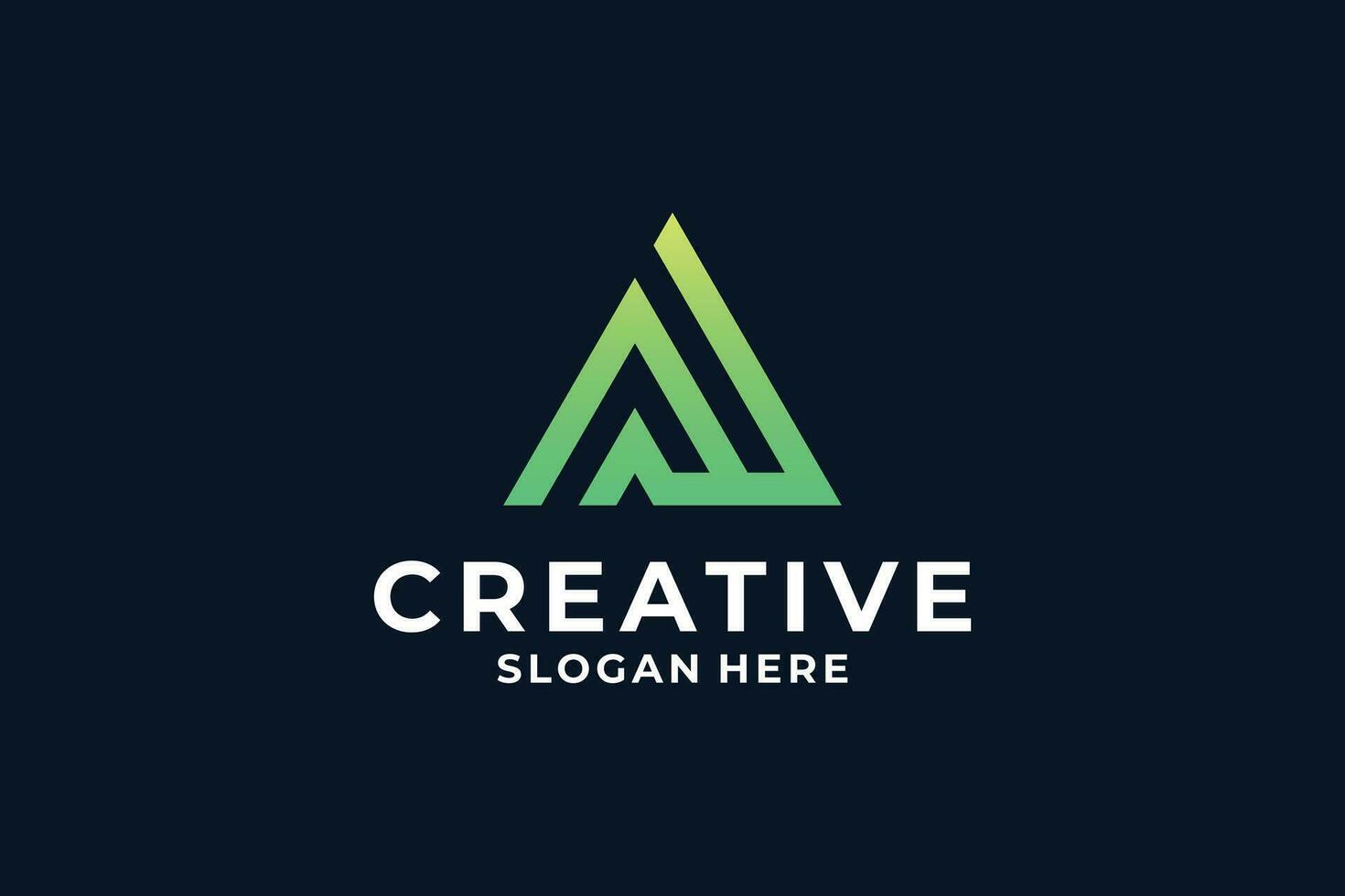 kreativ symbol brev en logotyp design för din företag. vektor