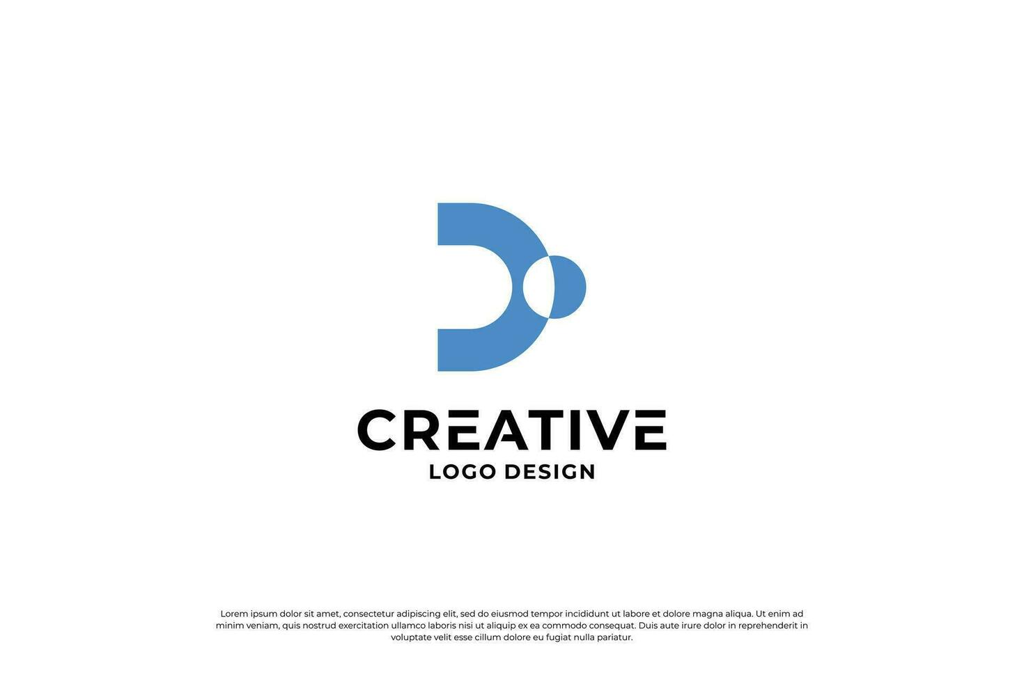 Brief d Logo Design Vektor. Initiale Briefe d zum Logo Marke. kreativ d Zeichen Initiale Brief. vektor