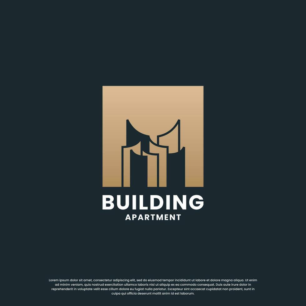 byggnad logotyp design inspiration för din företag vektor