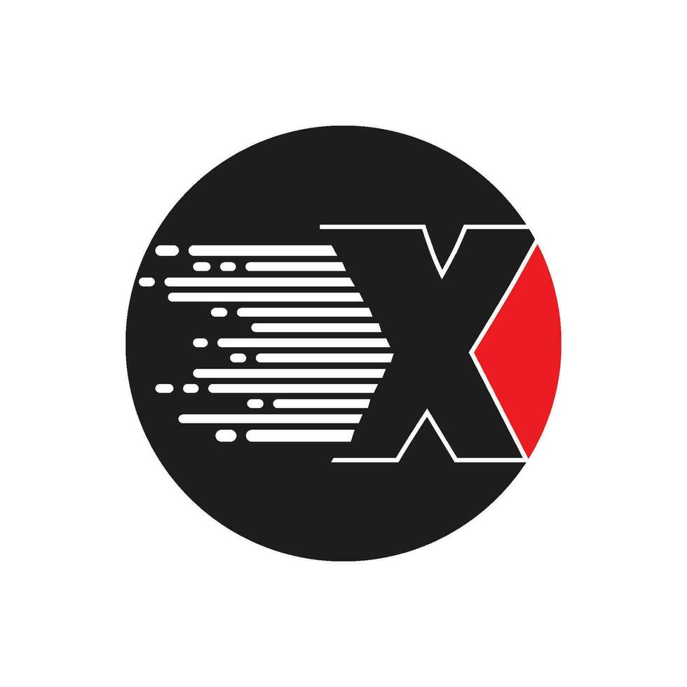 brev x logotyp vektor