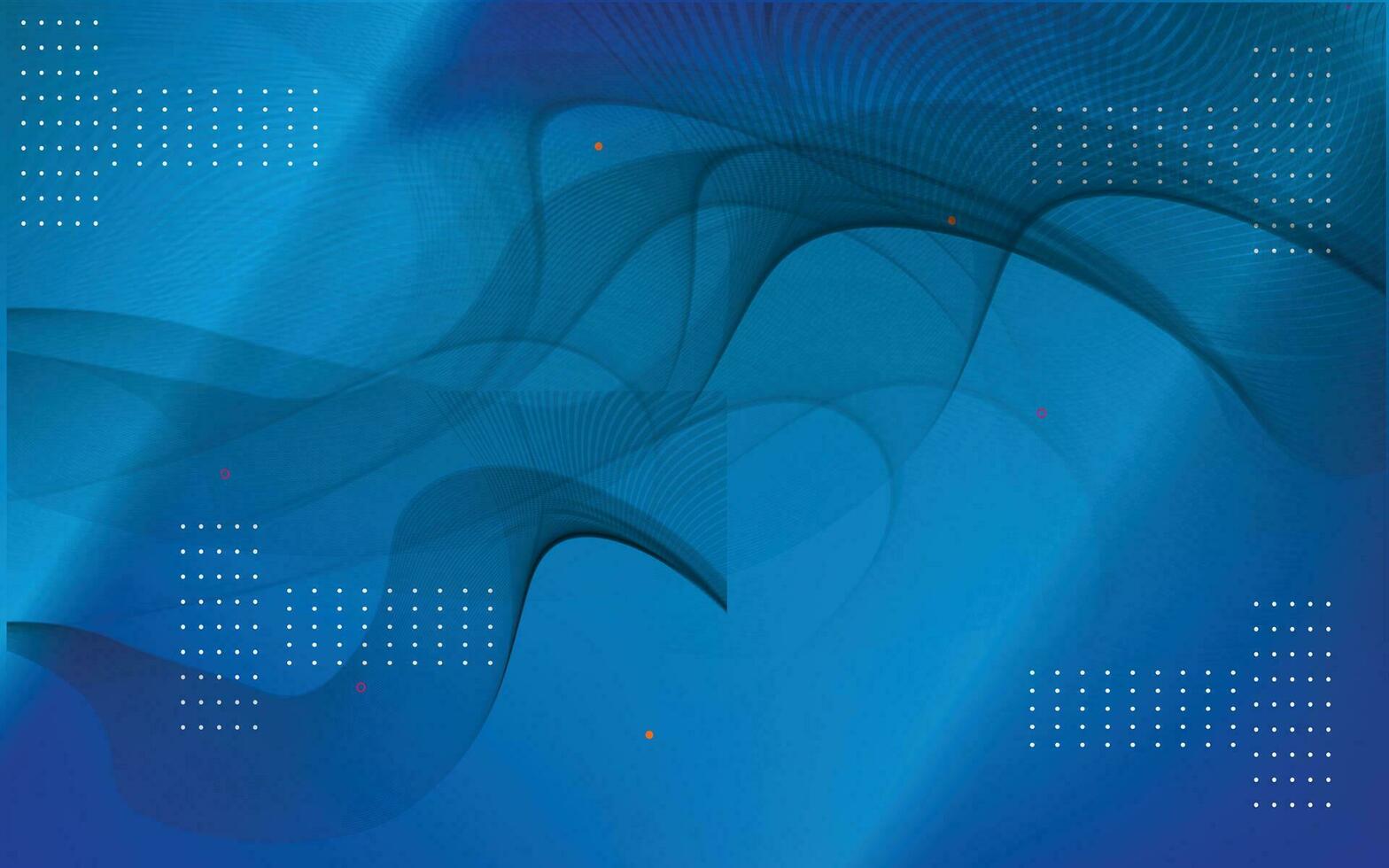 abstrakt blå bakgrund med vågor vektor