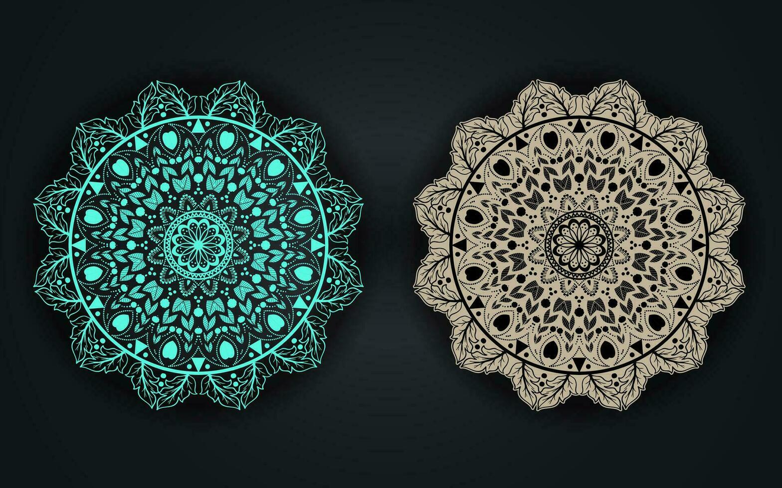 Luxus bunt islamisch Mandala Hintergrund Design oder kreisförmig Muster im bilden von Mandala zum Henna, mehndi, Tätowierung, Dekoration. dekorativ Ornament im ethnisch orientalisch Stil. Färbung Buch Buchseite. vektor