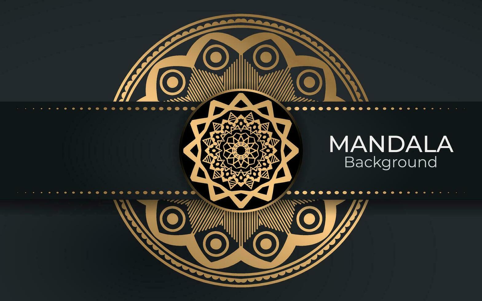 lyx kreativ islamic mandala bakgrund design eller cirkulär mönster i form av mandala för henna, mehndi, tatuering, dekoration. dekorativ prydnad i etnisk orientalisk stil. färg bok sida. vektor