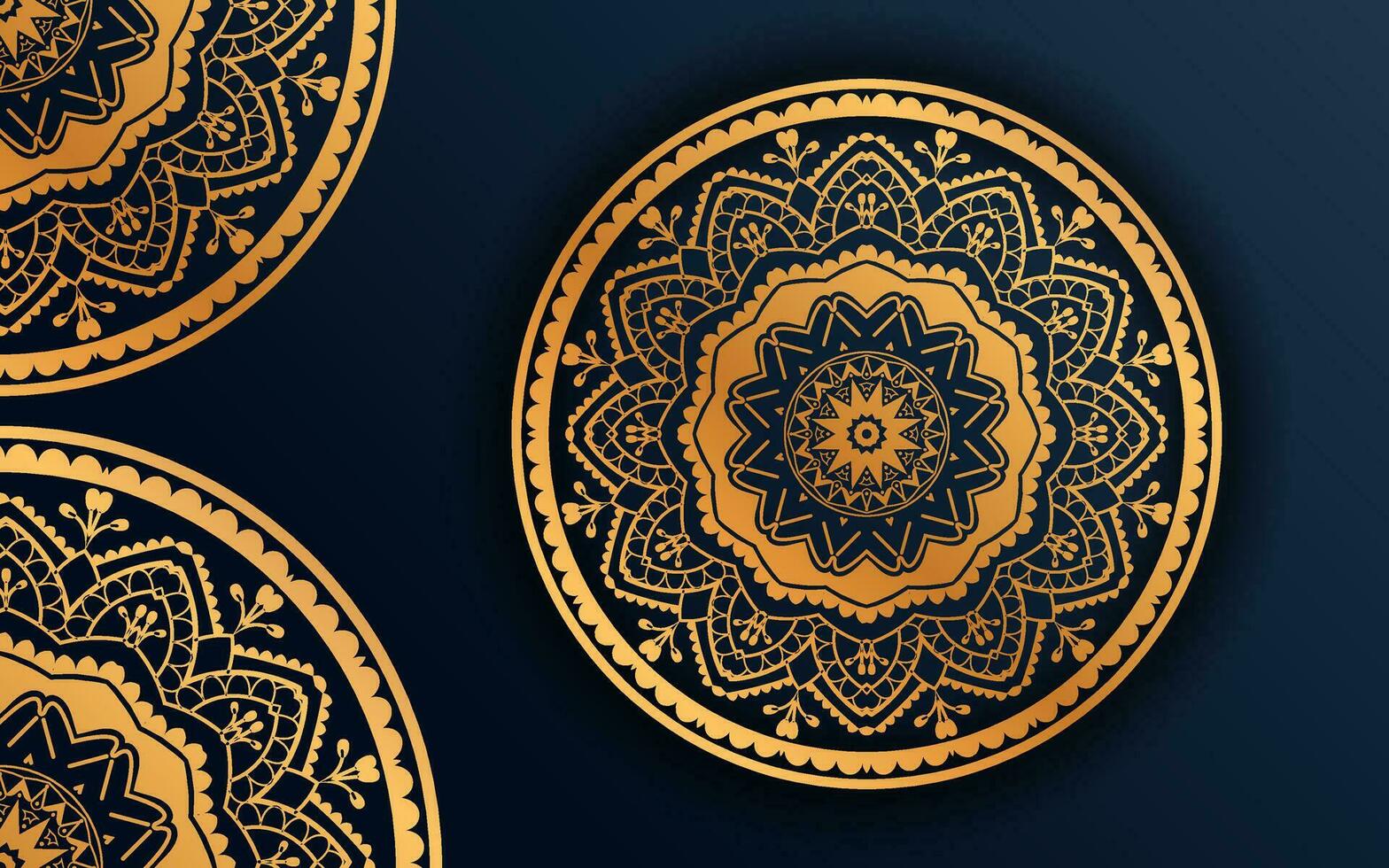 Luxus kreativ islamisch Mandala Hintergrund Design oder kreisförmig Muster im bilden von Mandala zum Henna, mehndi, Tätowierung, Dekoration. dekorativ Ornament im ethnisch orientalisch Stil. Färbung Buch Buchseite. vektor
