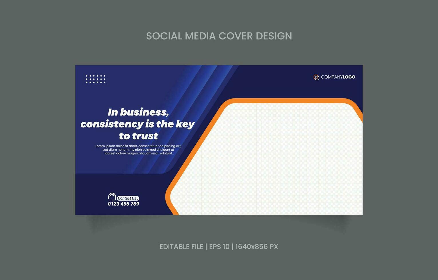 företag baner design social media befordran vektor