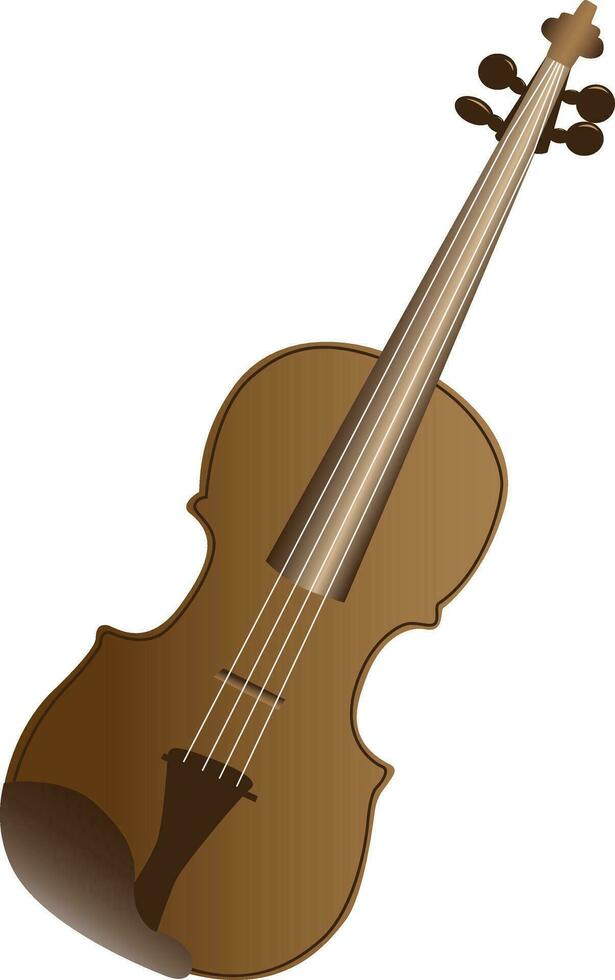 isoliert Violine Instrument vektor