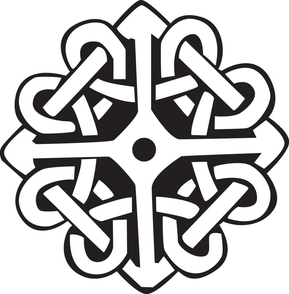 isolerat celtic symbol vektor