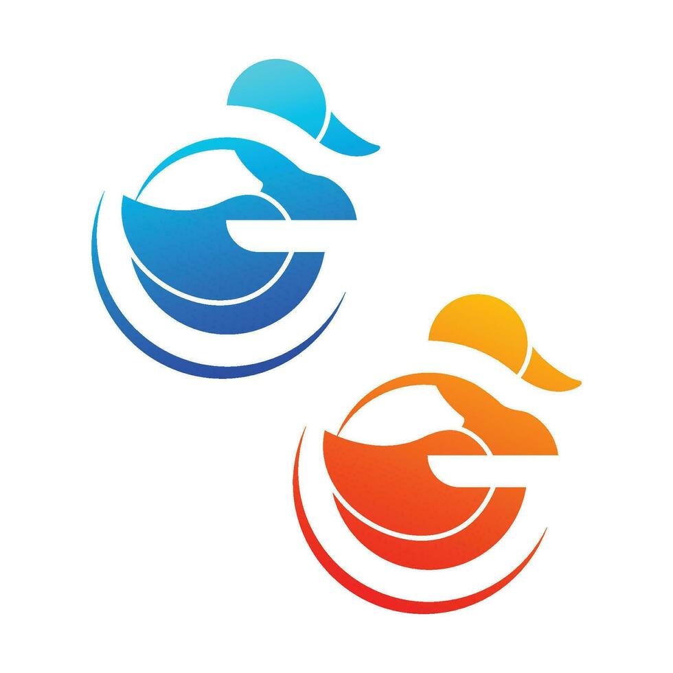 G Ente Logo Element, G Ente Vektor Logo Vorlage