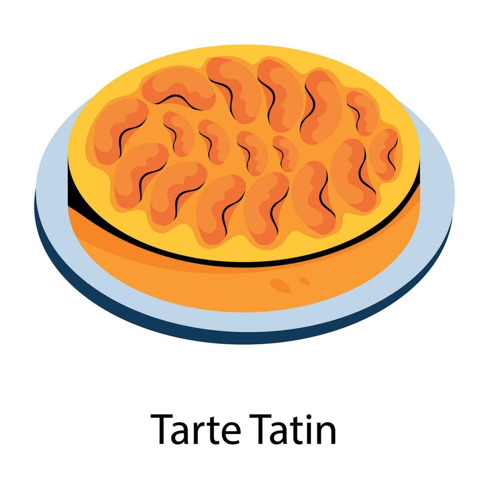 modisch Tarte tatin vektor