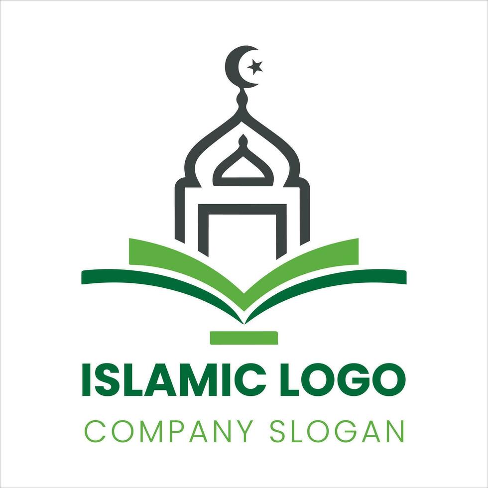 islamisch Logo Design zum Unternehmen vektor