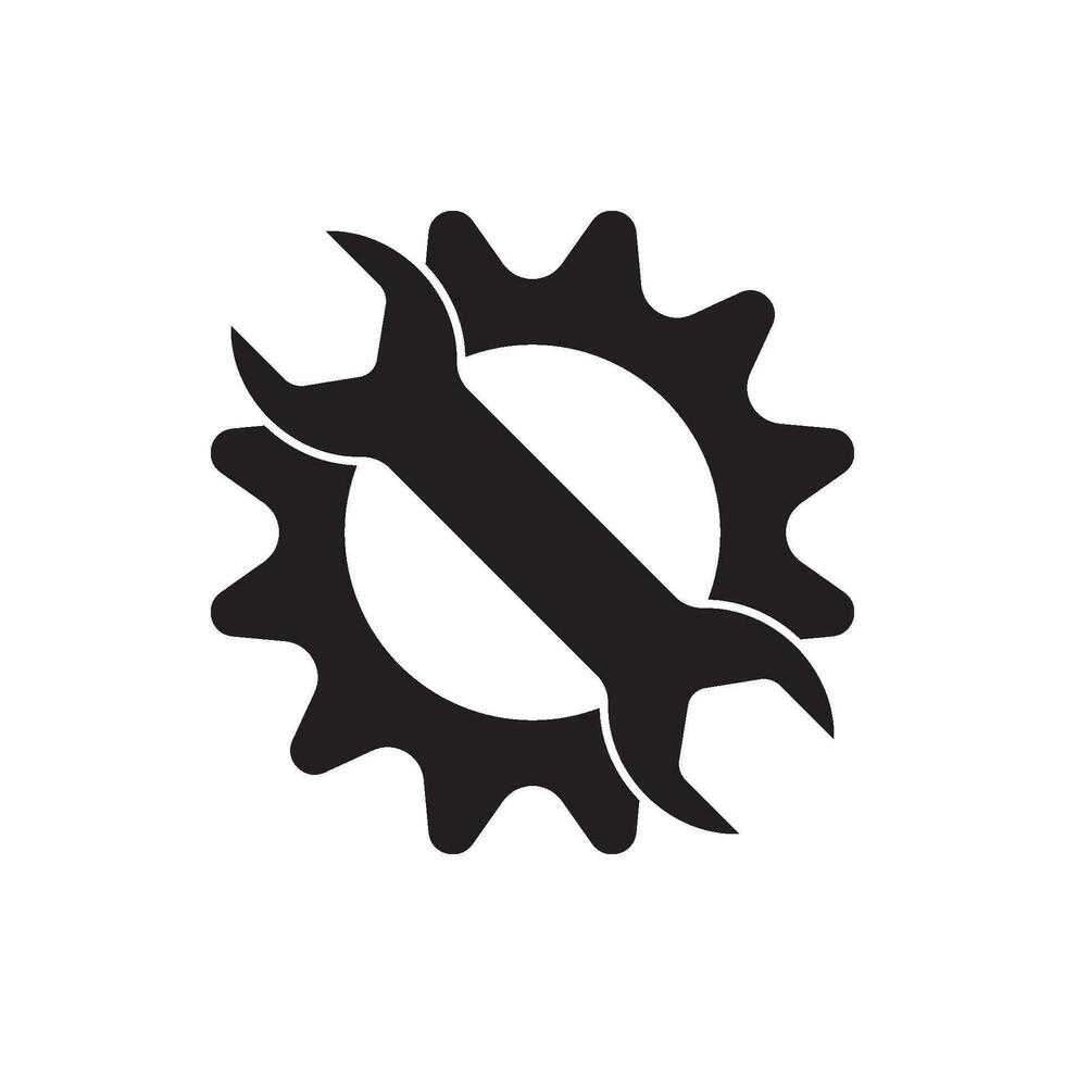 Reparatur Geschäft oder Automobil Symbol Vektor Illustration Symbol Design