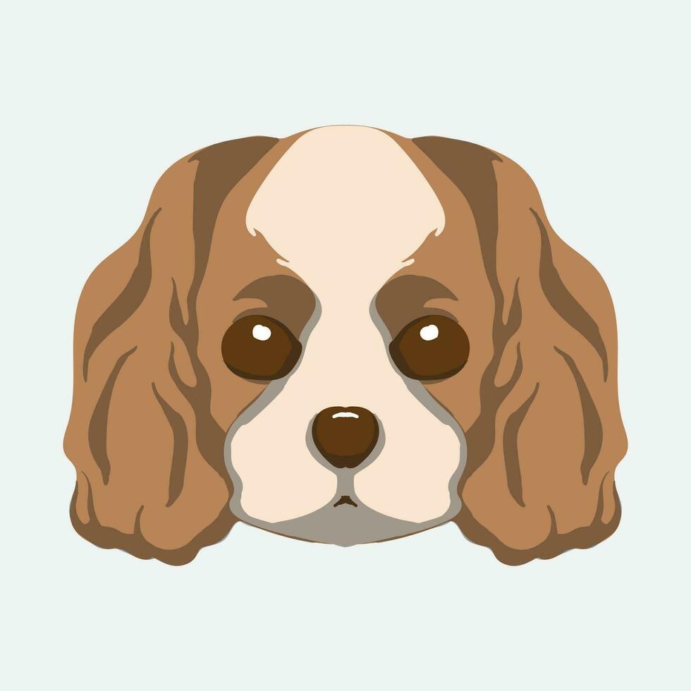 süß Kopf Hund Vektor Illustration perfekt zum süß Haustier Hund Vektor Design