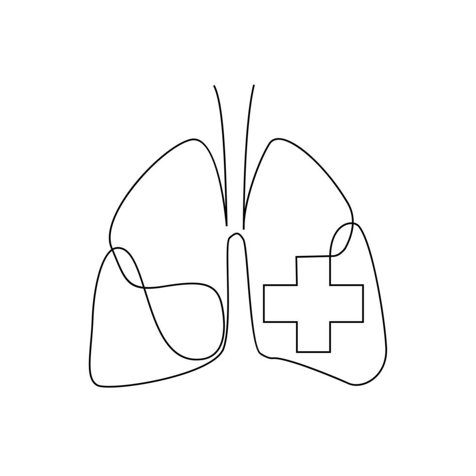 lunga enda linje illustration teckning vektor