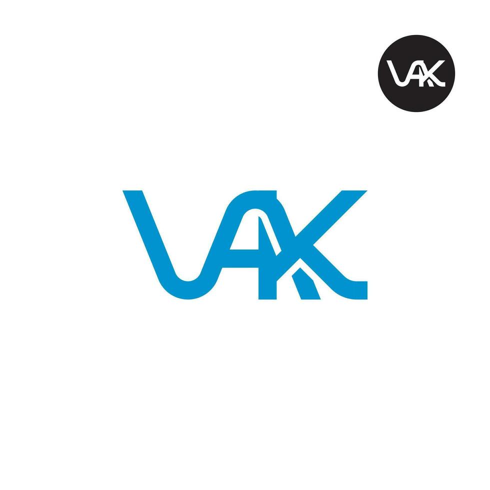 Brief vak Monogramm Logo Design vektor