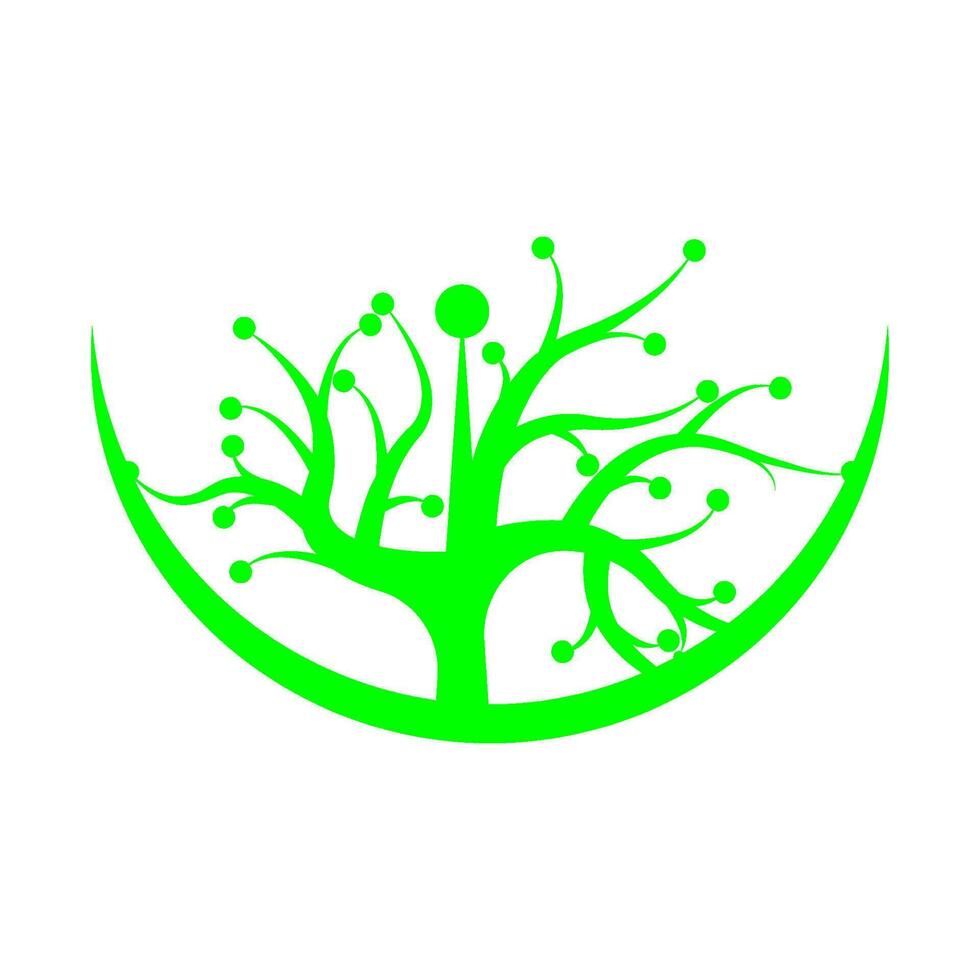 Baum-Symbol-Illustrationsvektor vektor